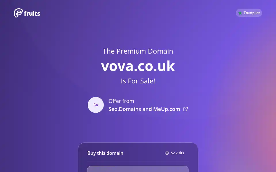 Screenshot of vova.co.uk