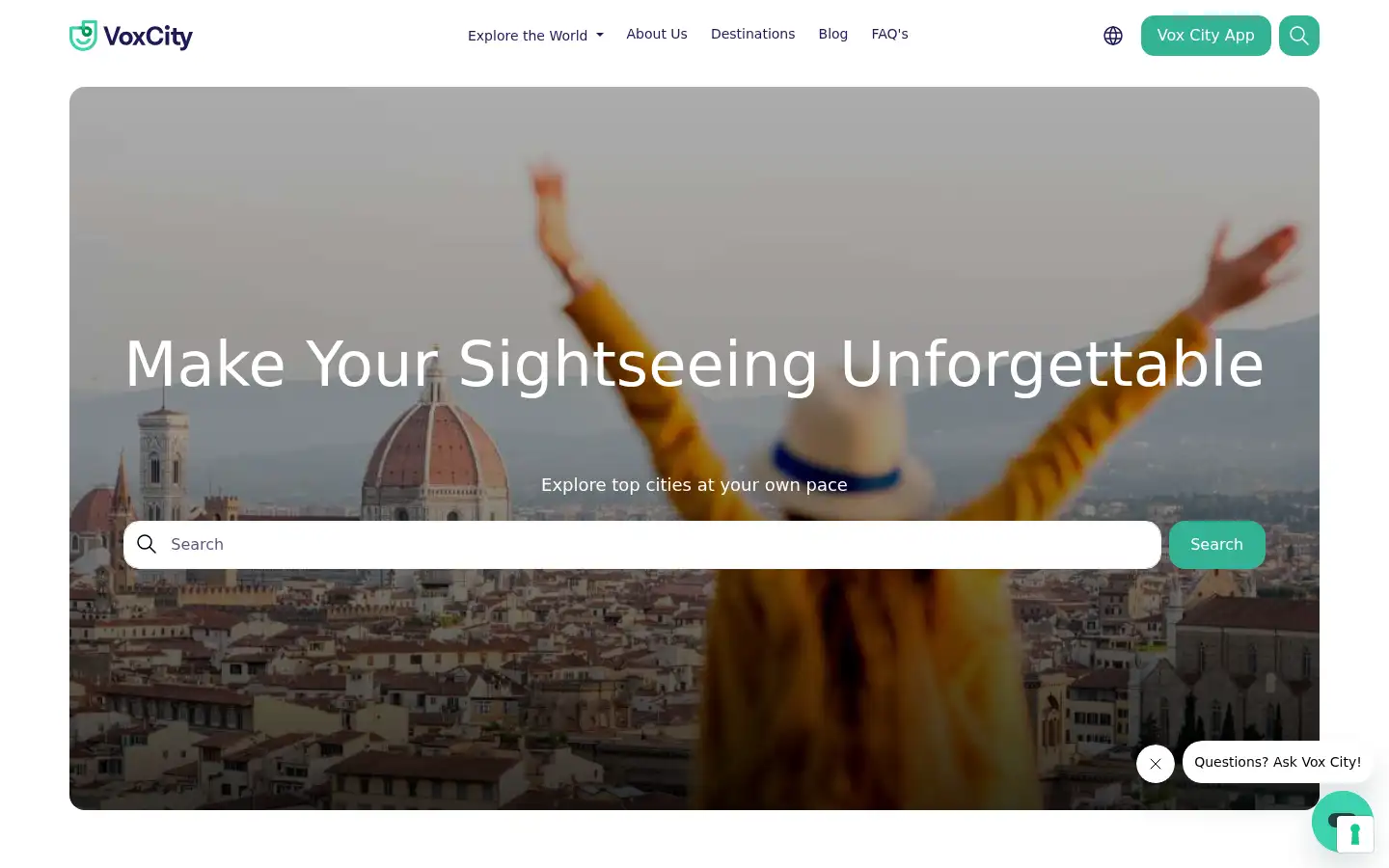 Screenshot of voxcity.com