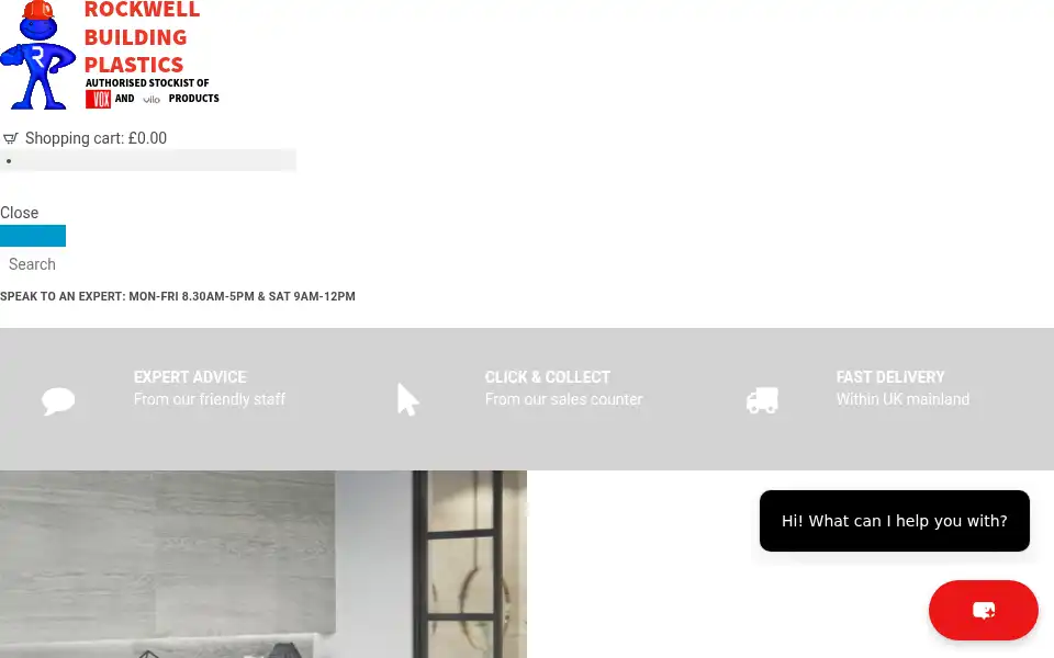 Screenshot of voxcladding.co.uk