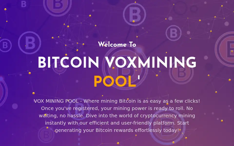 Screenshot of voxminingpool.us