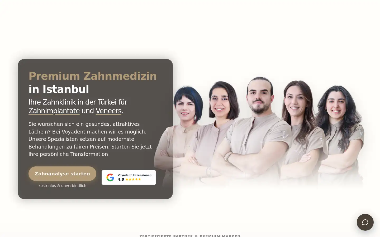 Screenshot of voyadent.de