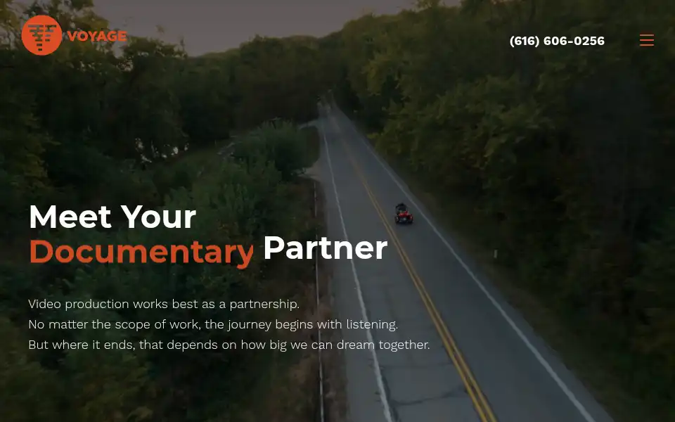Screenshot of voyagepictures.com