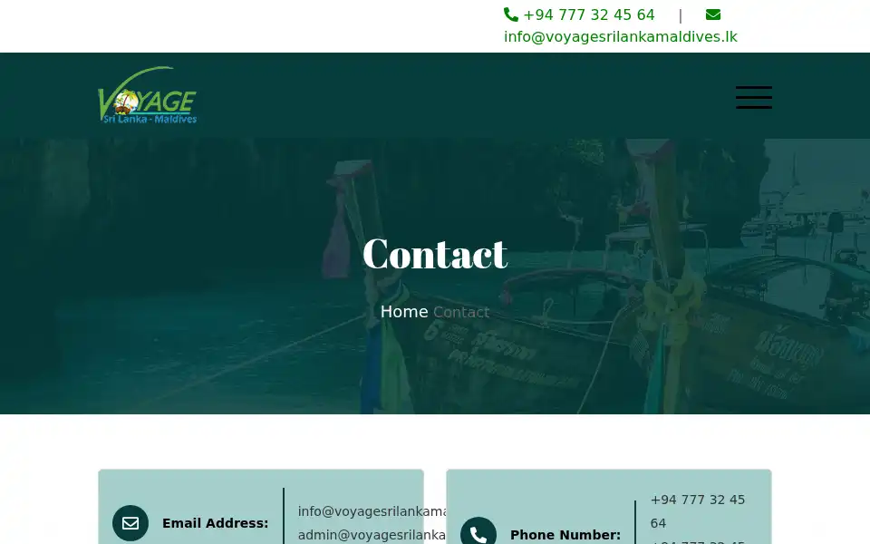 Screenshot of voyagesrilanka-maldives.lk