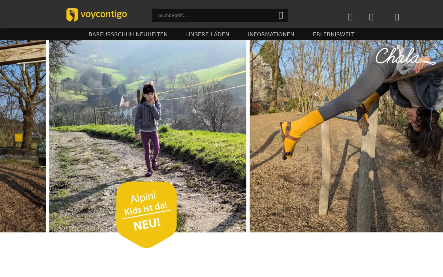 Screenshot of voycontigo.de