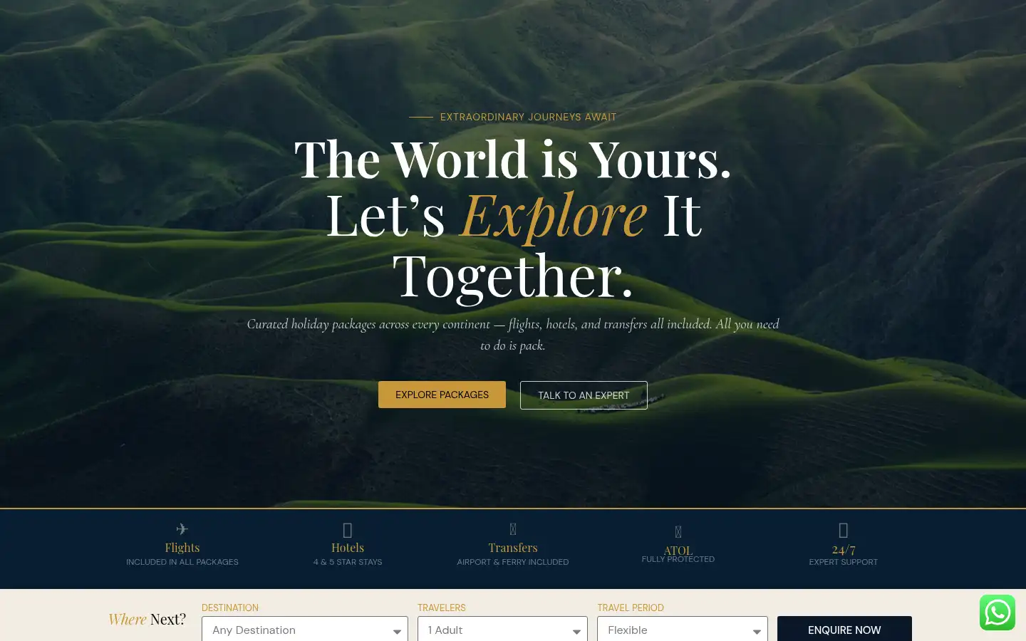 Screenshot of voyexholidays.com