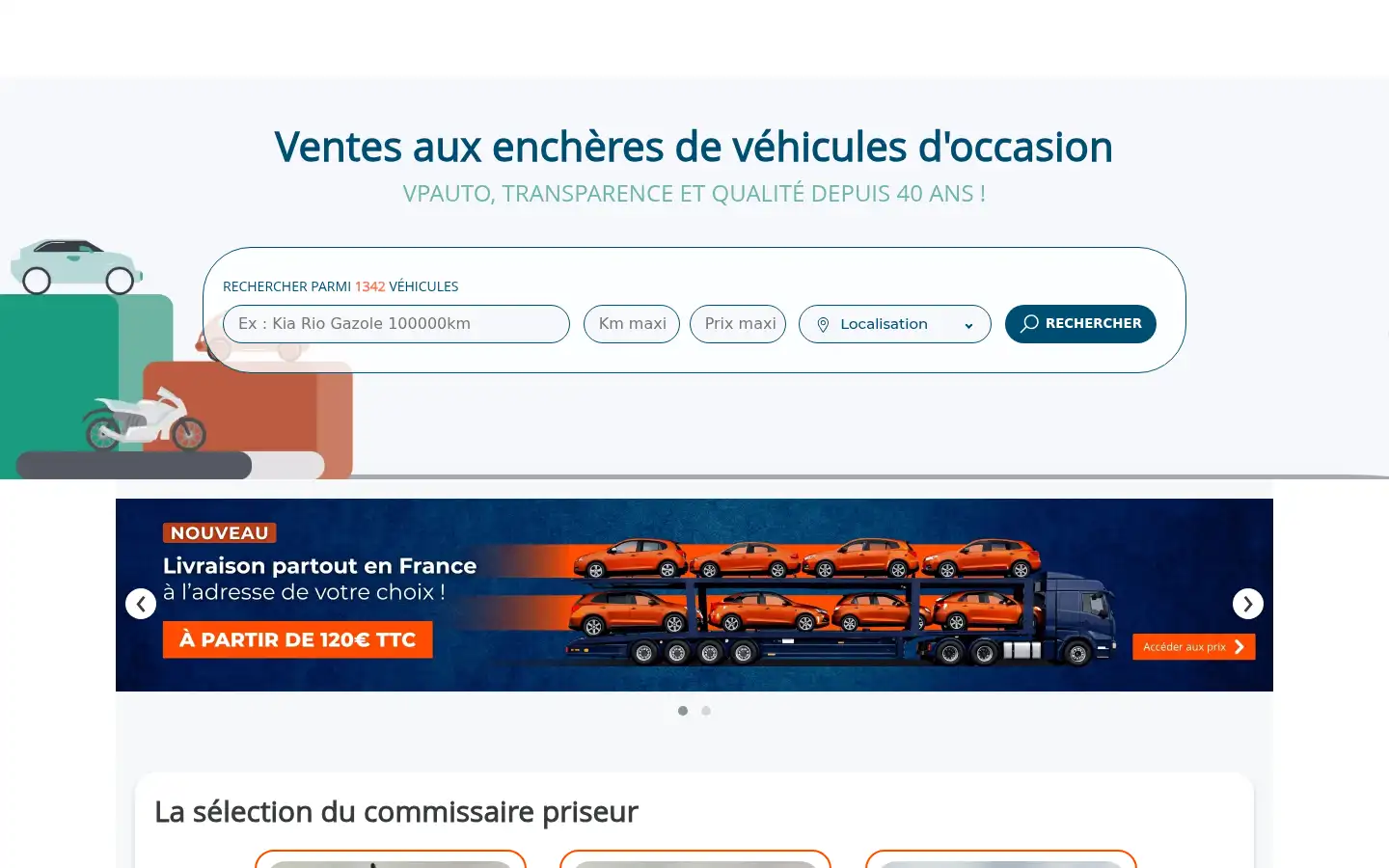 Screenshot of vpauto.fr