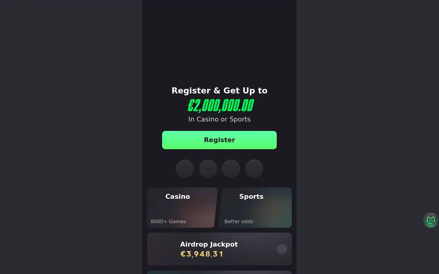 Screenshot of vpbet.com