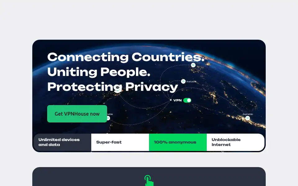 Screenshot of vpnhouse.net