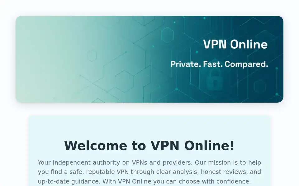 Screenshot of vpnonline.co.uk