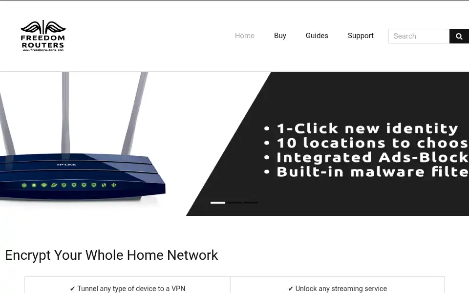 Screenshot of vpnrouters.shop