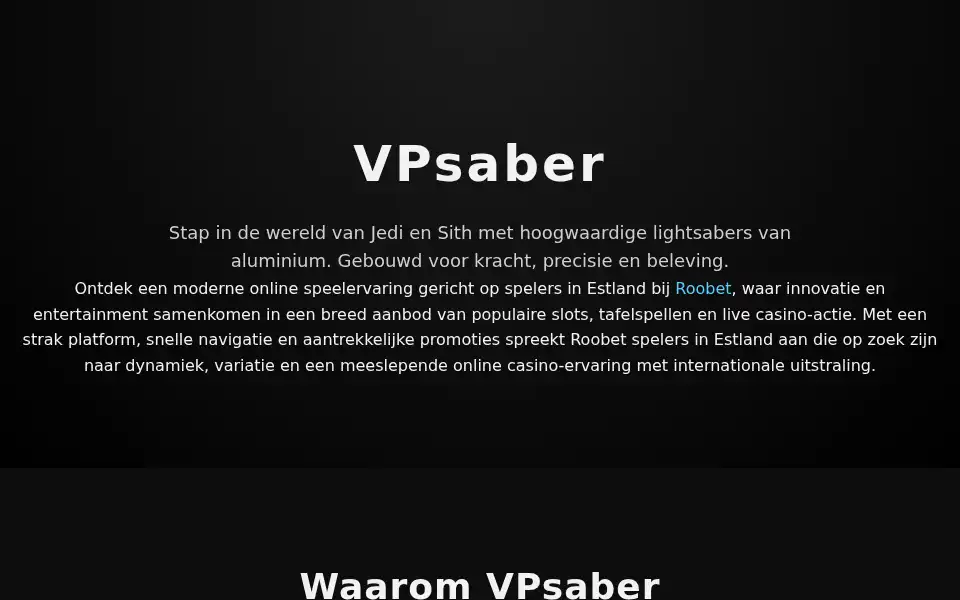 Screenshot of vpsaber.com