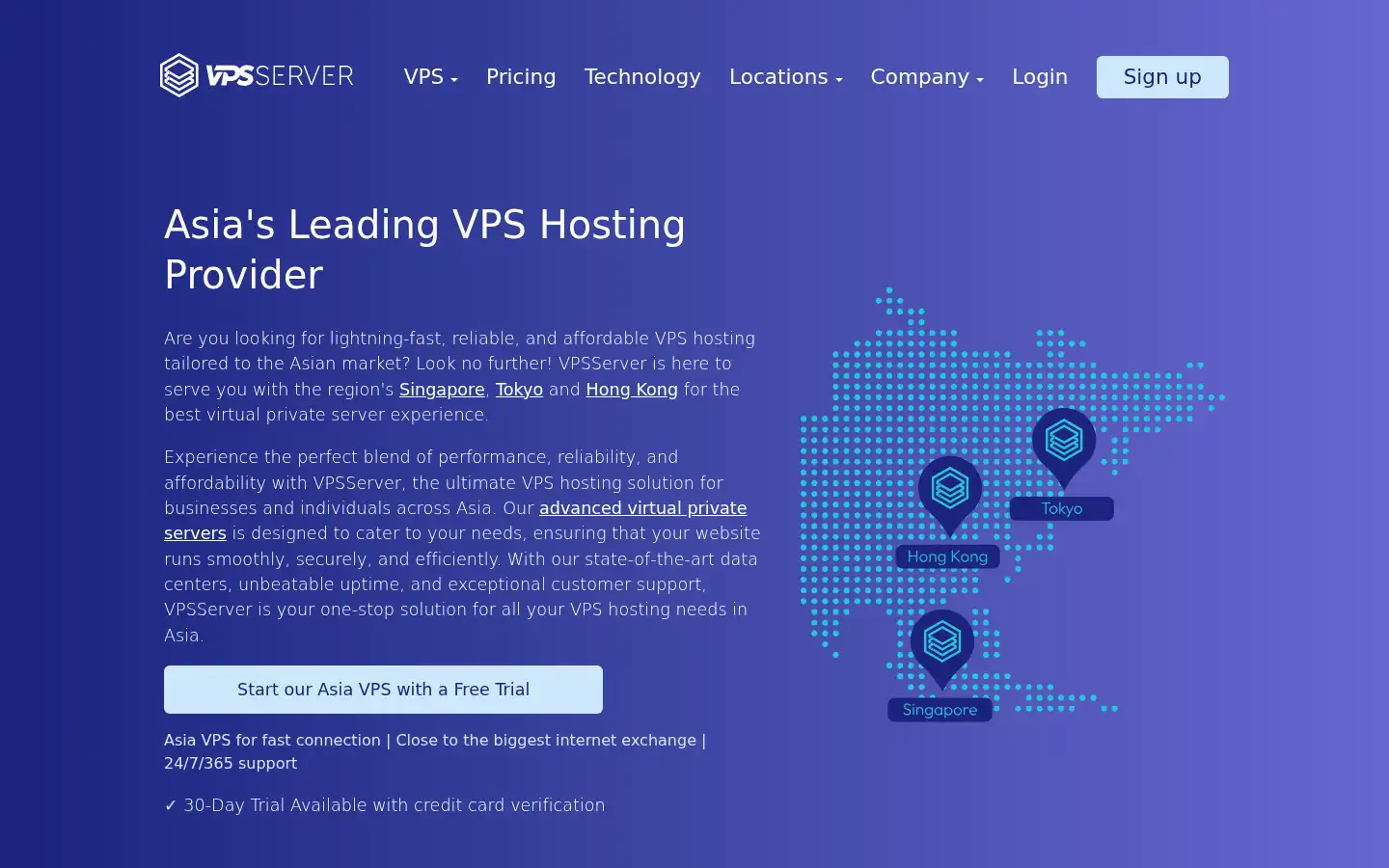Screenshot of vpsserver.com