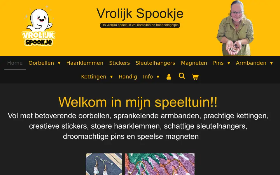 Screenshot of vrolijkspookje.nl