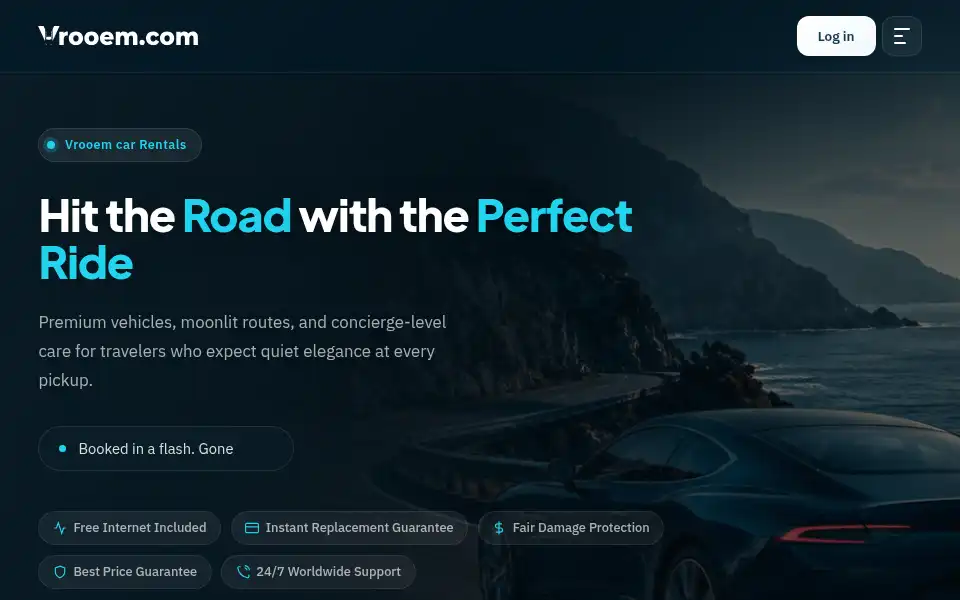 Screenshot of vrooem.com
