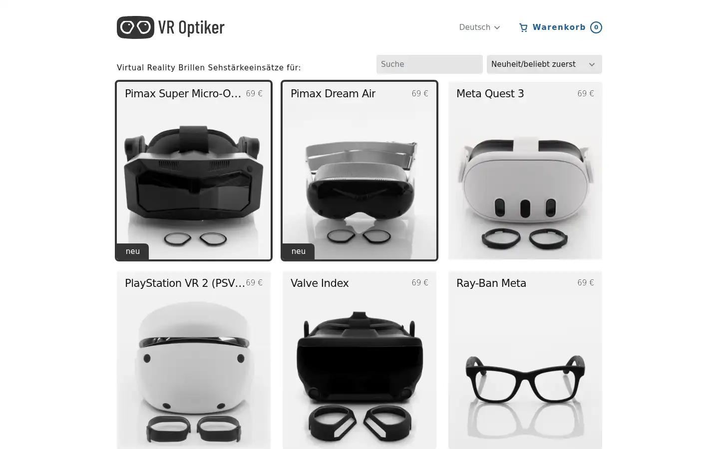 Screenshot of vroptiker.de