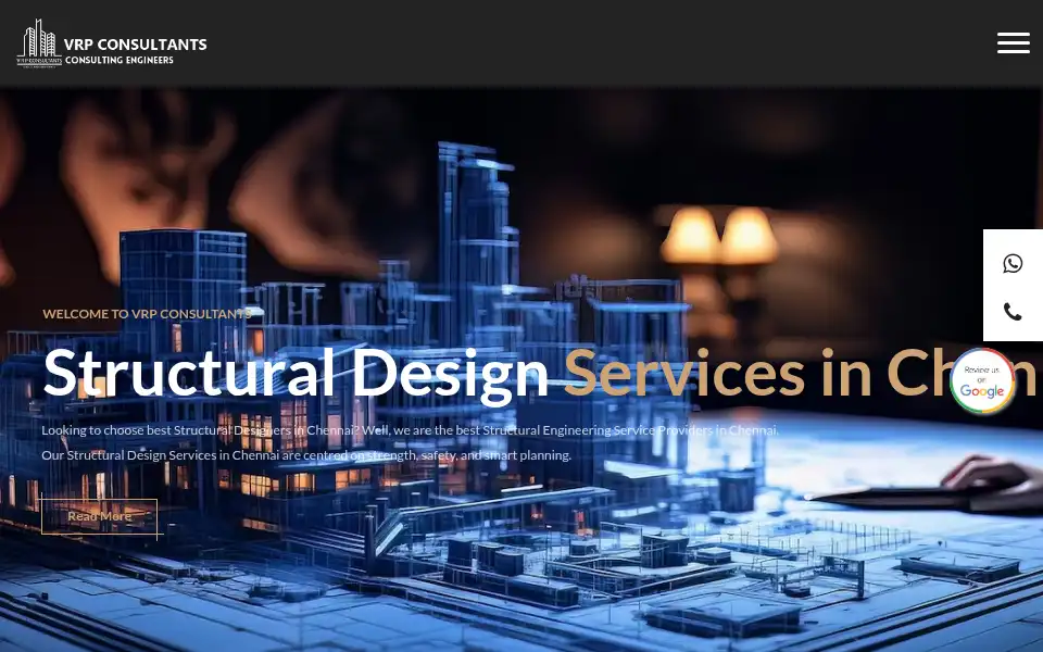 Screenshot of vrpconsultants.com