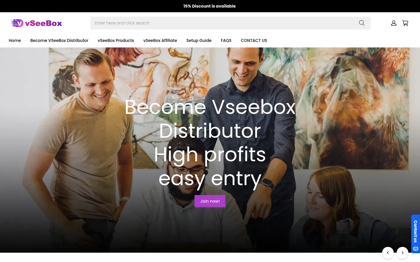 Screenshot of vseeboxtv.co