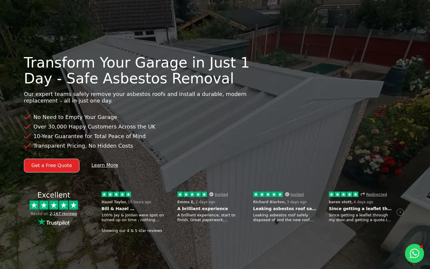 Screenshot of vsfgaragerepairsuk.com