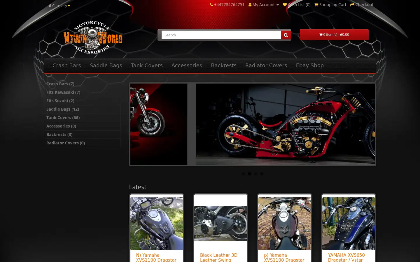 Screenshot of vtwinworld.com