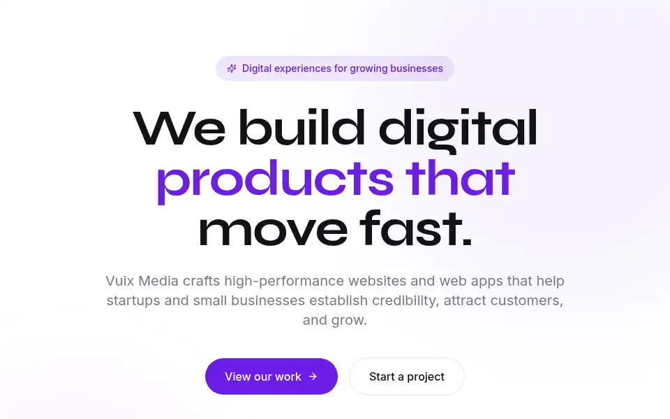 Screenshot of vuixmedia.com