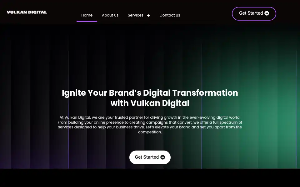 Screenshot of vulkandigital.com