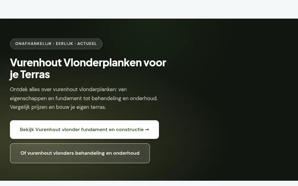 Screenshot of vurado.nl
