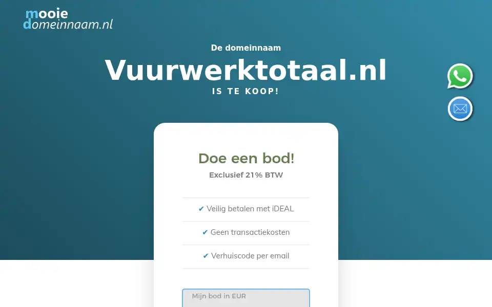 Screenshot of vuurwerktotaal.nl