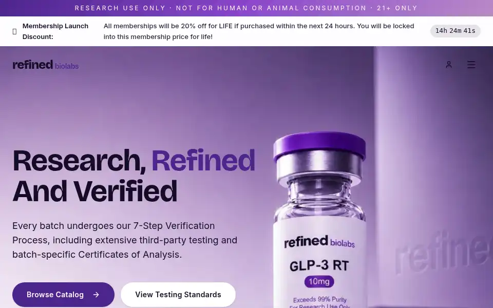 Screenshot of vylixresearch.com