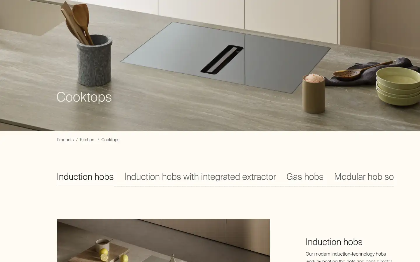 Screenshot of vzug.com