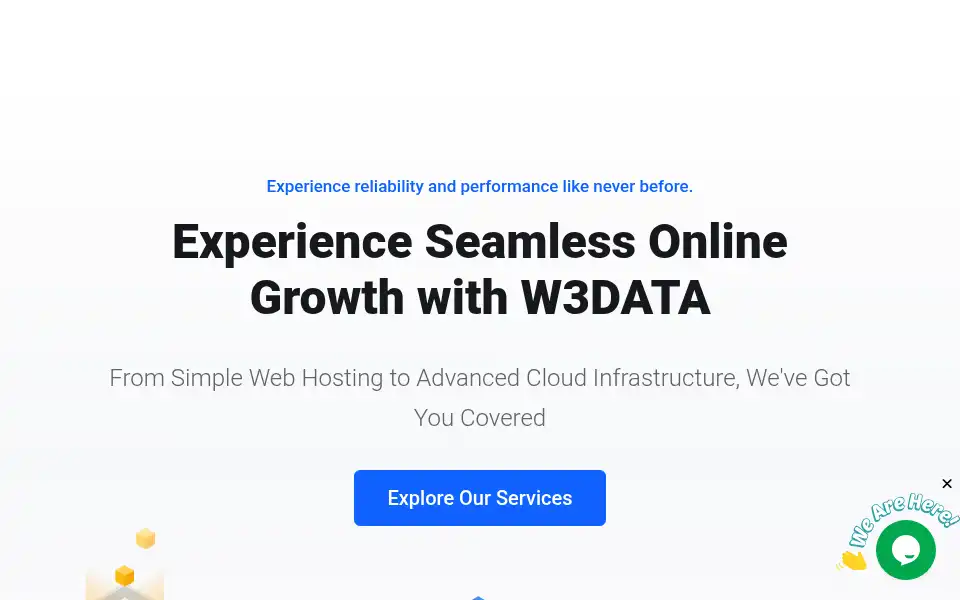 Screenshot of w3data.cloud