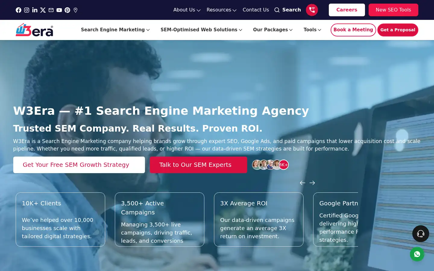 Screenshot of w3era.com