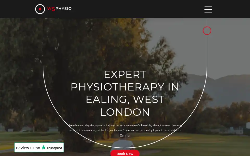 Screenshot of w5physio.co.uk