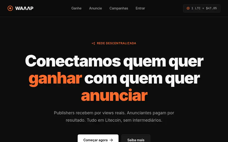 Screenshot of waaap.net