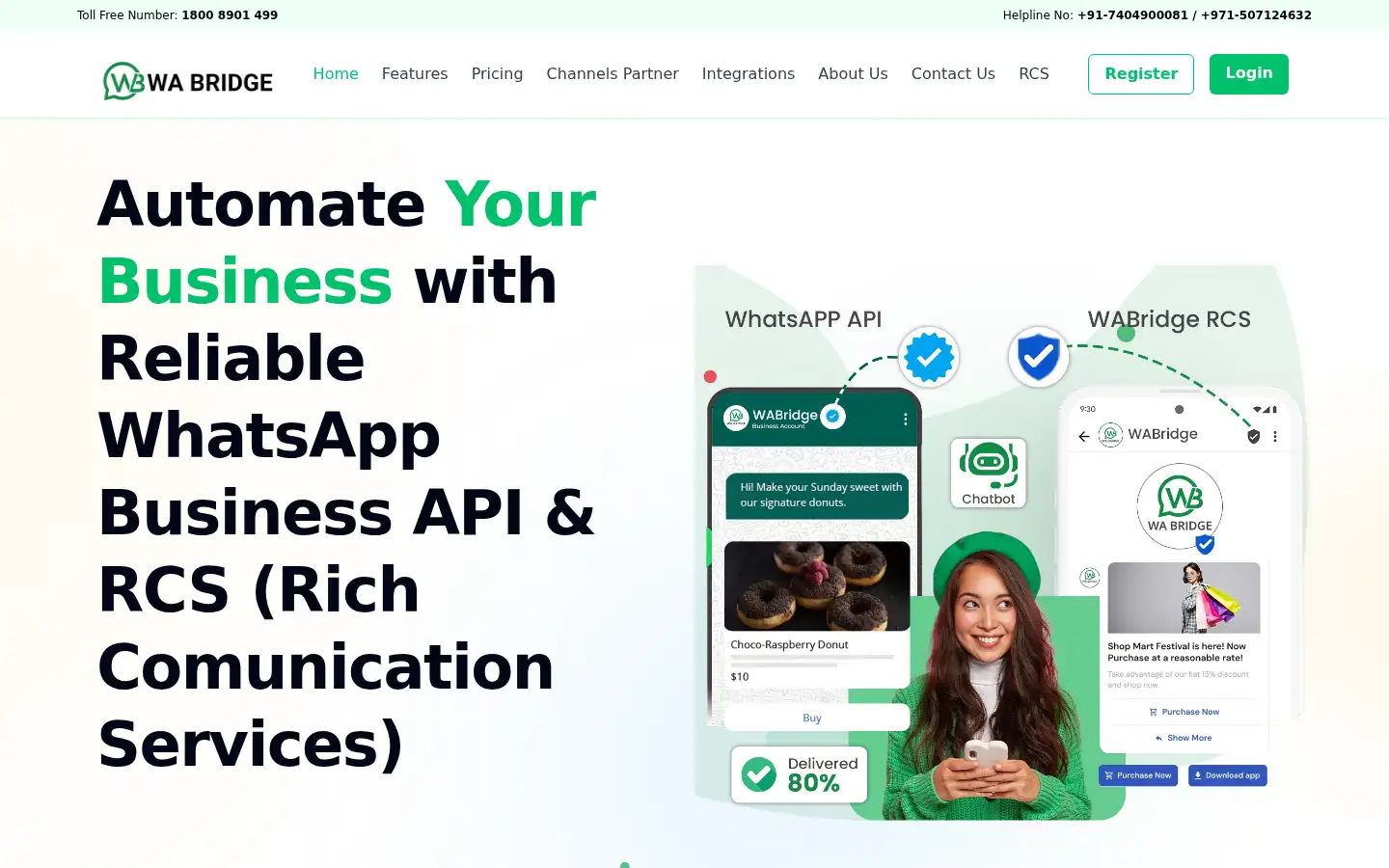 Screenshot of wabridge.com