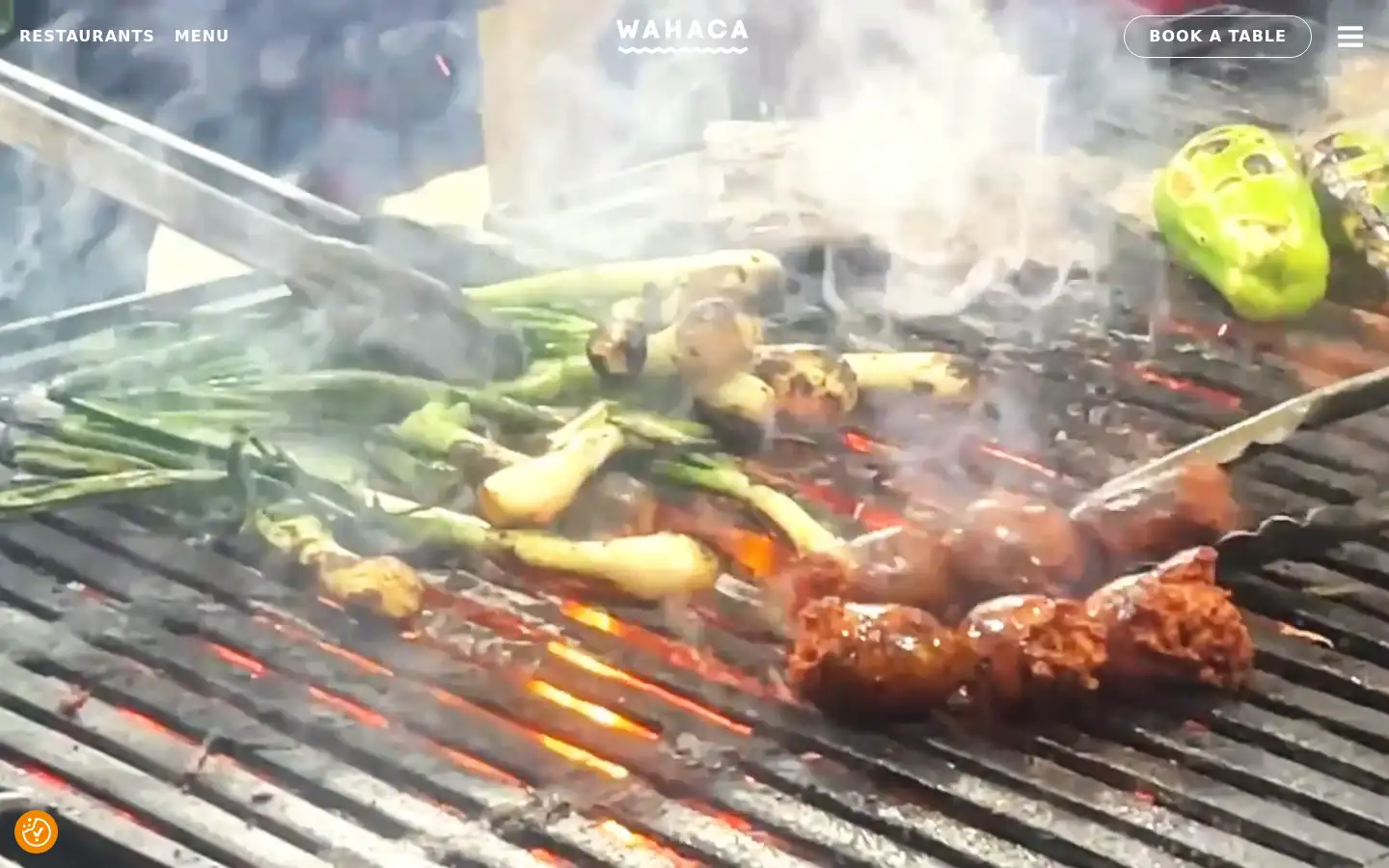 Screenshot of wahaca.co.uk