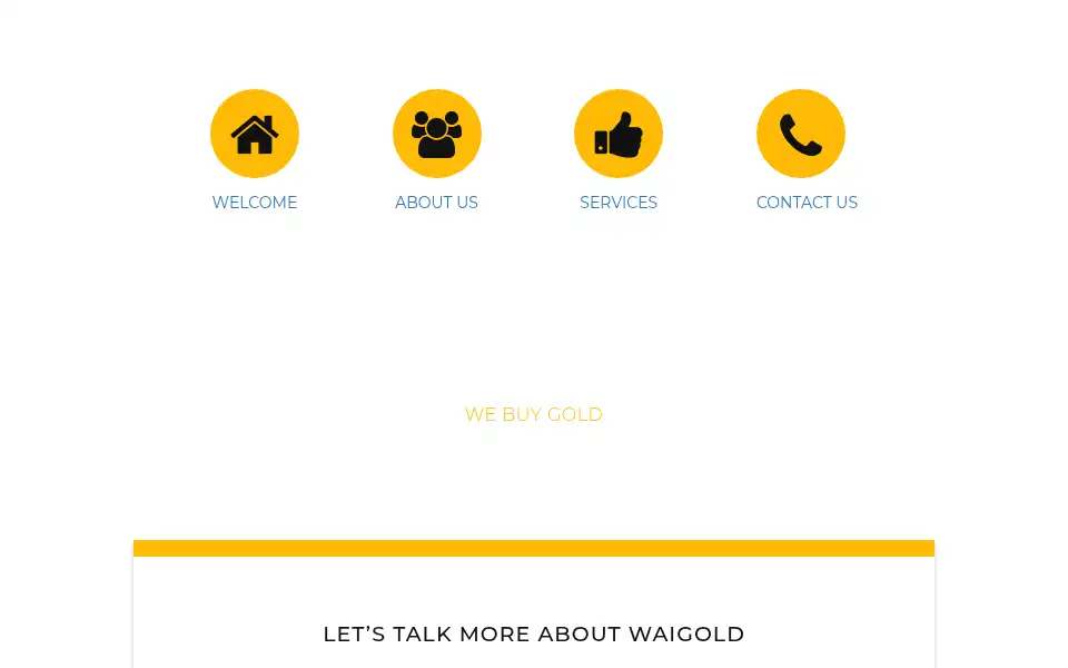 Screenshot of waigold.co.nz