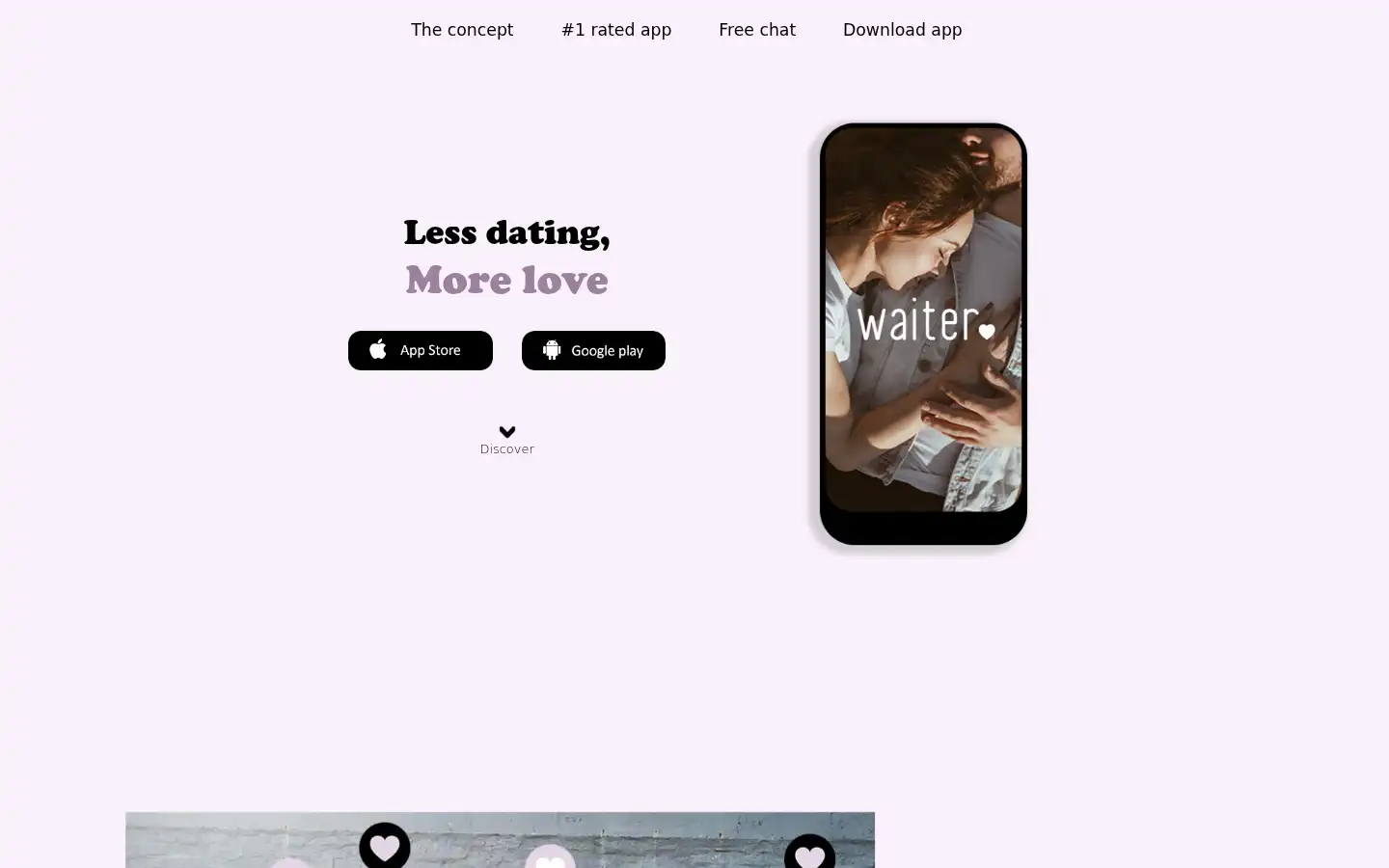 Screenshot of waiter.love