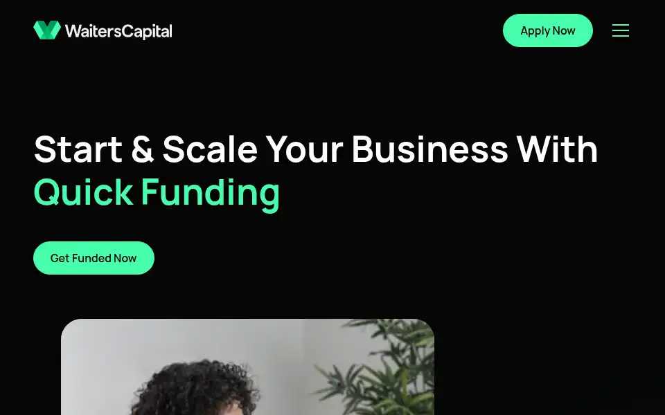 Screenshot of waiterscapital.com
