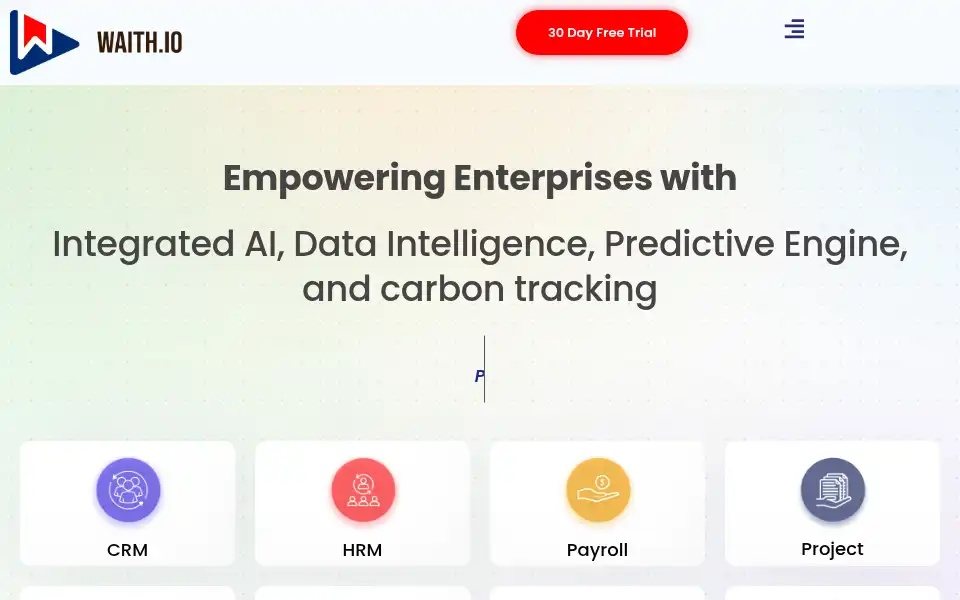 Screenshot of waith.io