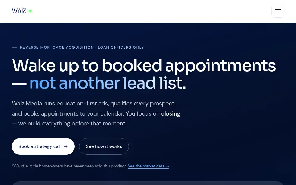 Screenshot of waizmedia.net