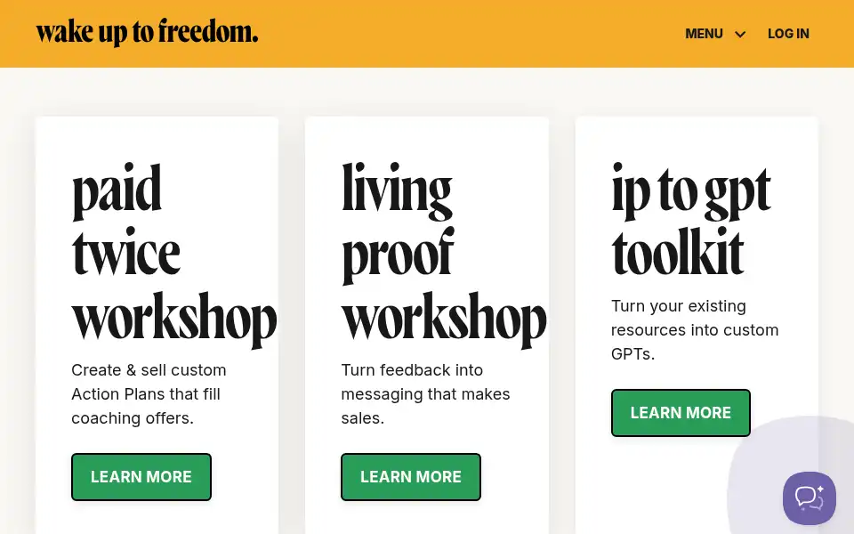 Screenshot of wakeuptofreedom.com