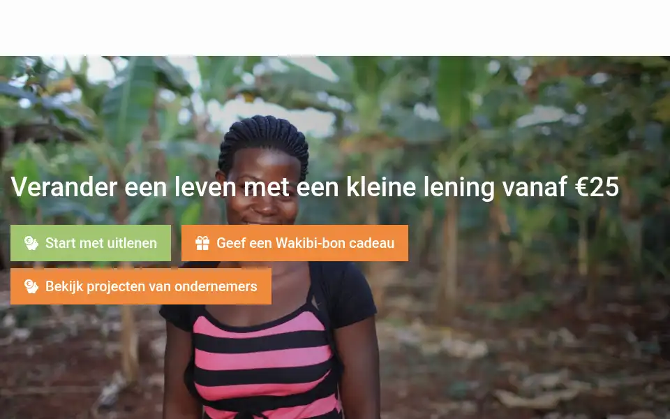 Screenshot of wakibi.nl