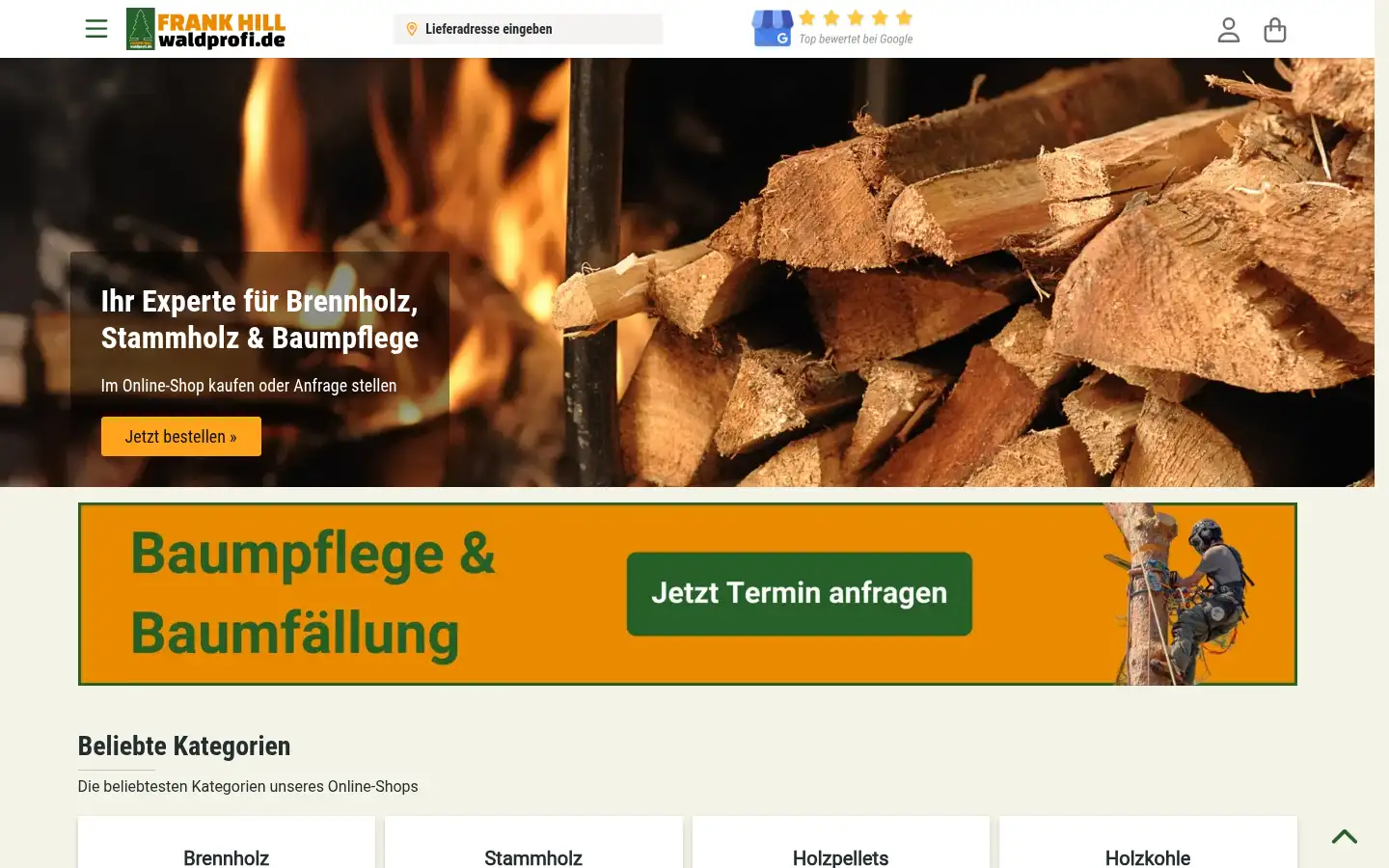 Screenshot of waldprofi.de