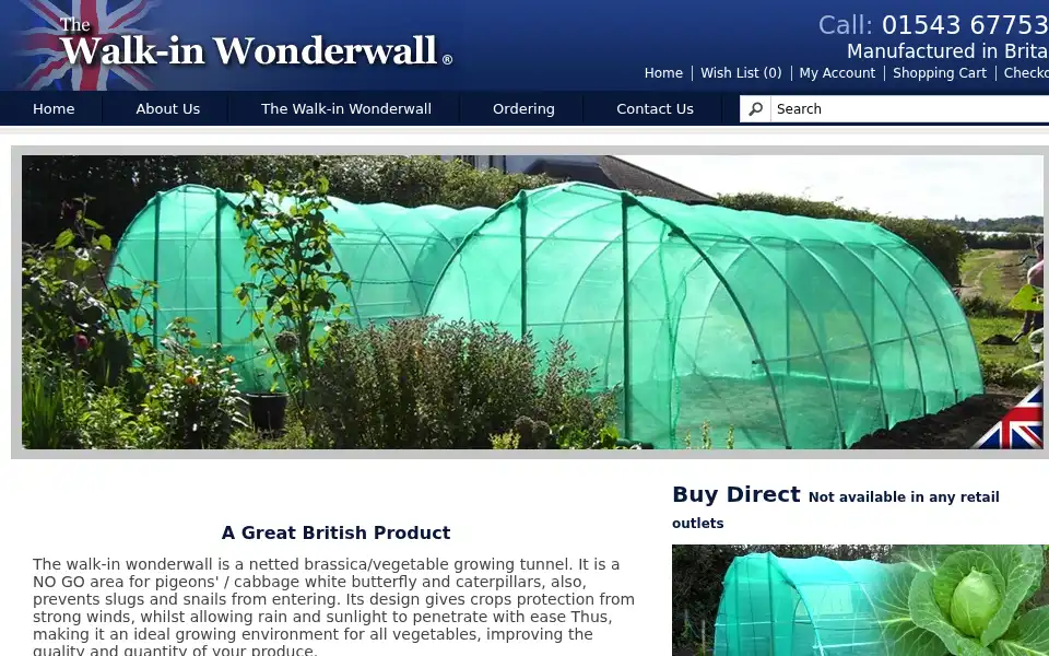 Screenshot of walk-inwonderwall.co.uk