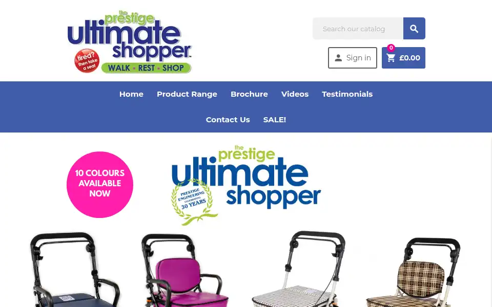 Screenshot of walkandrest.com