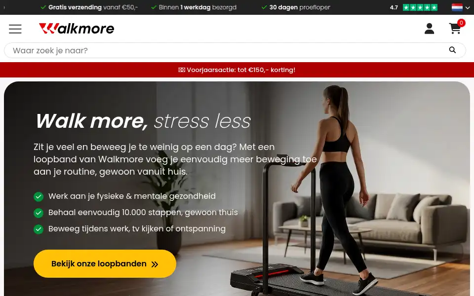 Screenshot of walkmore.nl