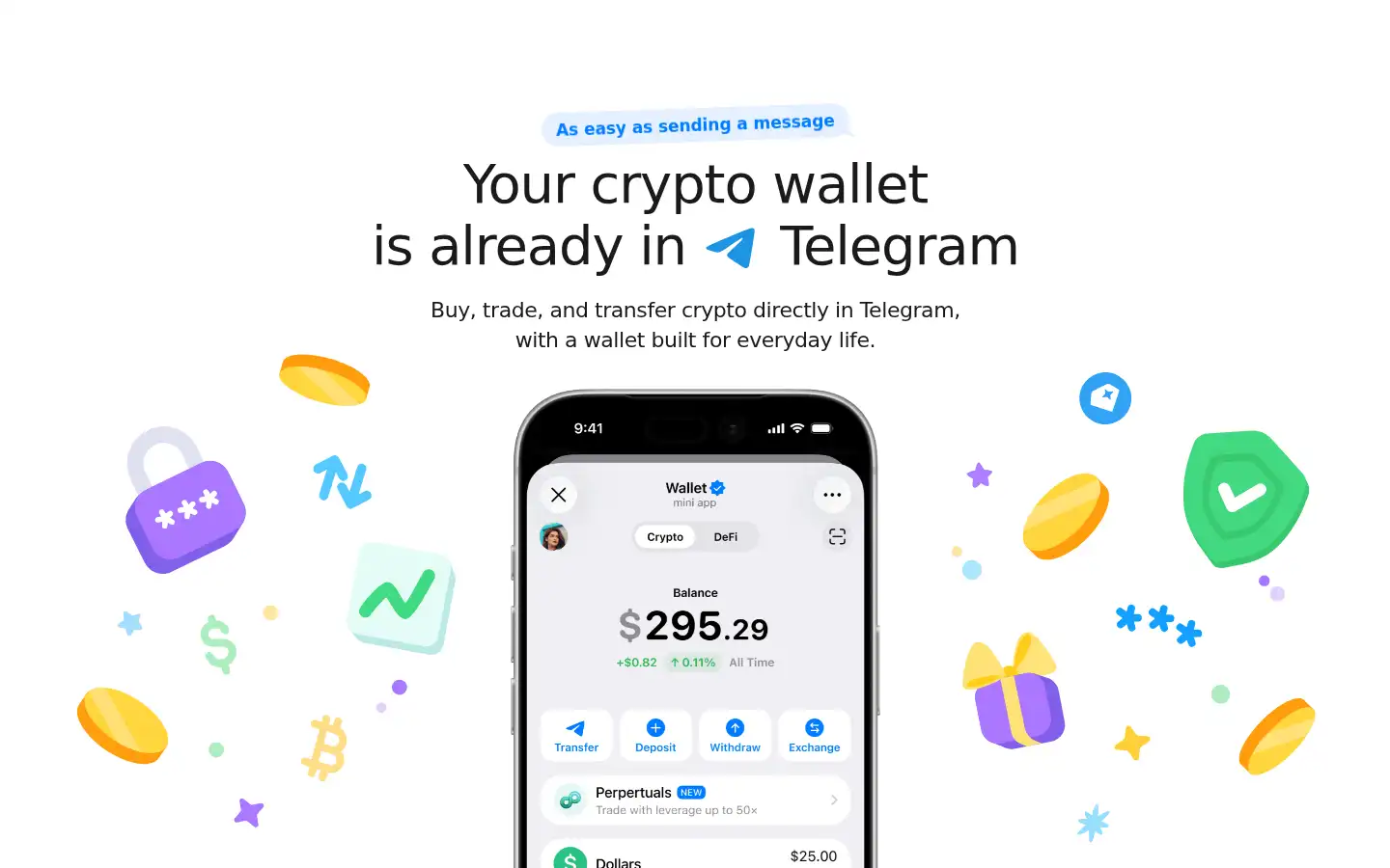 Screenshot of wallet.tg