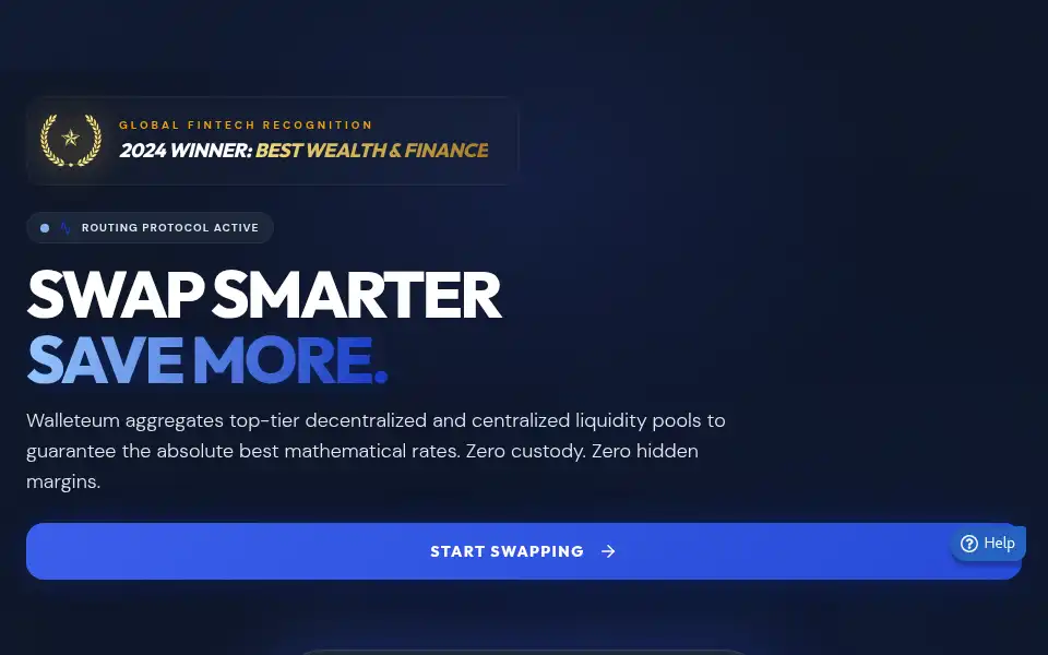 Screenshot of walleteum.com