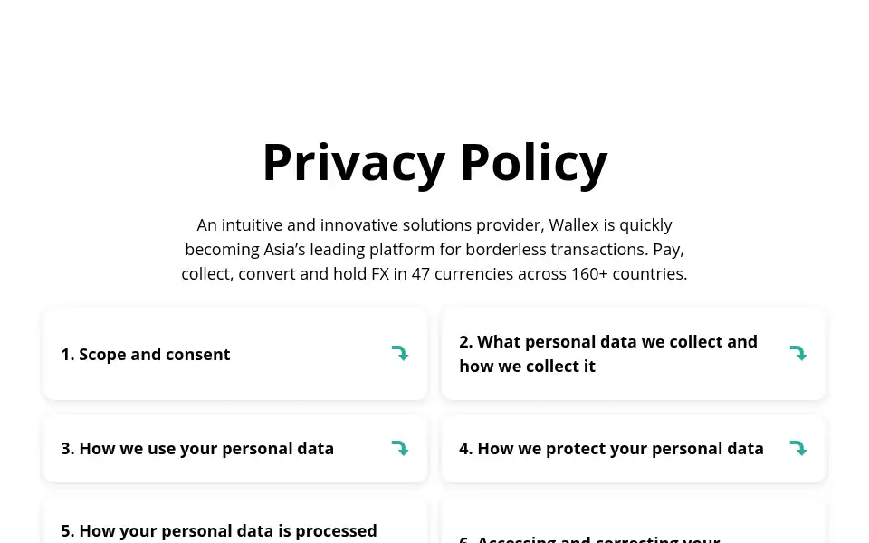 Screenshot of wallex.asia