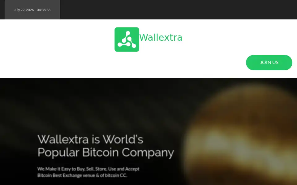 Screenshot of wallextra.io